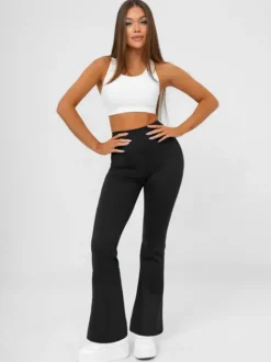 Clearance Damen Leggings mit Breiten Beinen JS/13K1810/3 Damen Weite Hosen | Leggings Ohne Motiv