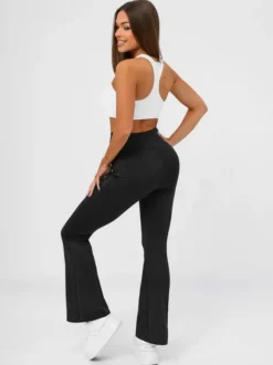 Clearance Damen Leggings mit Breiten Beinen JS/13K1810/3 Damen Weite Hosen | Leggings Ohne Motiv