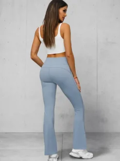 Online Damen Leggings mit Breiten Beinen JS/17K588/9 Damen Weite Hosen | Leggings Ohne Motiv