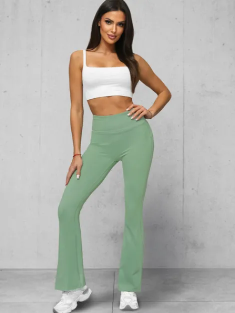 Best Damen Leggings mit Breiten Beinen JS/17K588/127 Damen Weite Hosen | Leggings Ohne Motiv