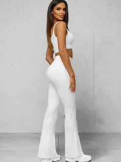 Online Damen Leggings mit Breiten Beinen JS/XY24016L Damen Weite Hosen | Leggings Ohne Motiv