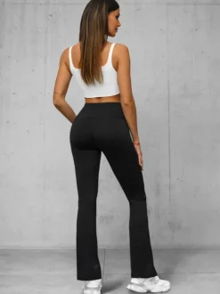 Fashion Damen Leggings mit Breiten Beinen JS/XY23008L Damen Fitness | Weite Hosen