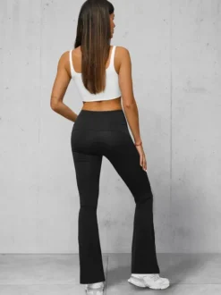 Fashion Damen Leggings mit Breiten Beinen JS/17K570/3 Damen Weite Hosen | Leggings Ohne Motiv