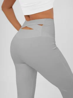 Outlet Damen Leggings mit Breiten Beinen JS/17K587/5 Damen Weite Hosen | Leggings Ohne Motiv