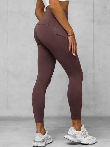 Fashion Damen Leggings JS/XY24017L Damen Fitness | Leggings Ohne Motiv