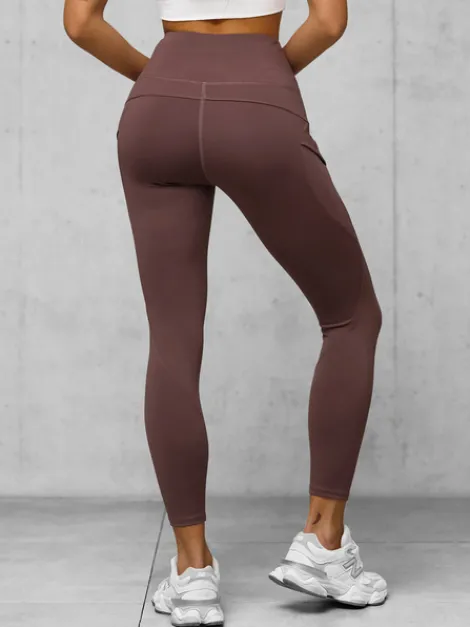 Fashion Damen Leggings JS/XY24017L Damen Fitness | Leggings Ohne Motiv