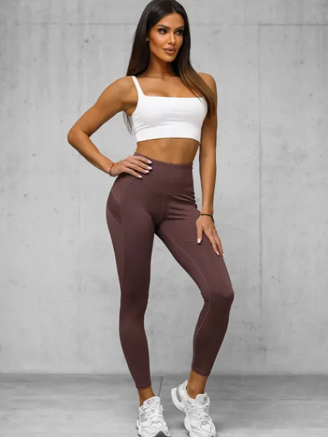 Fashion Damen Leggings JS/XY24017L Damen Fitness | Leggings Ohne Motiv