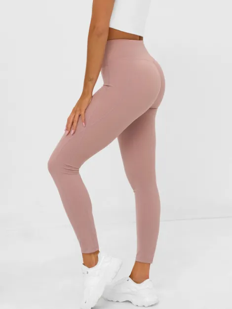 Outlet Damen Leggings JS/17K585/7 Damen Fitness | Leggings Ohne Motiv
