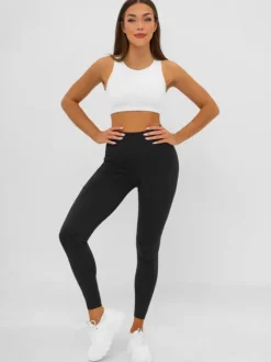 Hot Damen Leggings JS/13K1807/3 Damen Fitness | Leggings Ohne Motiv