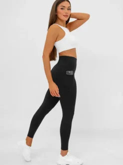 Hot Damen Leggings JS/13K1807/3 Damen Fitness | Leggings Ohne Motiv
