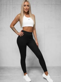 Online Damen Leggings JS/1001Z Damen Fitness | Leggings Ohne Motiv