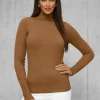 Discount Damen Pullover Camel JS/8009/7 Damen Pullover