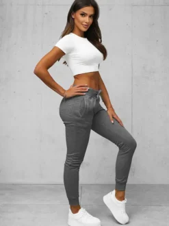 Clearance Damen Sporthose Anthrazit JS/CK01Z Damen Jogger Hosen | Sporthosen