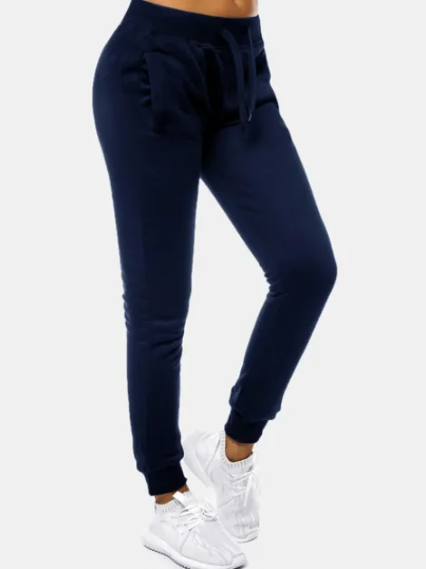 Hot Damen Sporthose Dunkelblau JS/CK01 Damen Jogger Hosen | Sporthosen