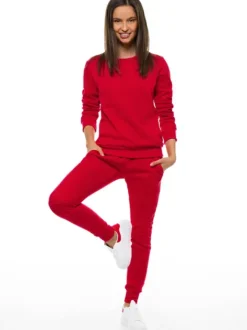 Sale Damen Sporthose Dunkelrot JS/CK01/59 Damen Jogger Hosen | Sporthosen