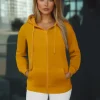 Discount Damen Sweatshirt Camel JS/W03Z Damen Sweatshirts Ohne Print | Sweatshirts Ohne Kapuze