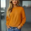 Hot Damen Sweatshirt Camel JS/W01Z Damen Sweatshirts Ohne Print | Sweatshirts Ohne Kapuze