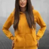 Discount Damen Sweatshirt Camel JS/W03Z Damen Sweatshirts Ohne Print | Sweatshirts Ohne Kapuze