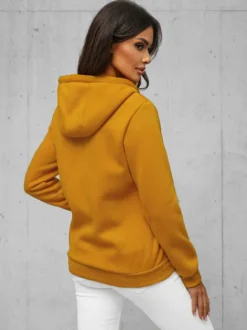 Discount Damen Sweatshirt Camel JS/W03Z Damen Sweatshirts Ohne Print | Sweatshirts Ohne Kapuze