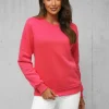 Hot Damen Sweatshirt JS/W01/58Z Damen Sweatshirts Ohne Print | Sweatshirts Ohne Kapuze