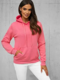 Fashion Damen Sweatshirt JS/W02Z Damen Sweatshirts Ohne Print | Sweatshirts Ohne Kapuze