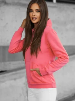 Fashion Damen Sweatshirt JS/W02Z Damen Sweatshirts Ohne Print | Sweatshirts Ohne Kapuze