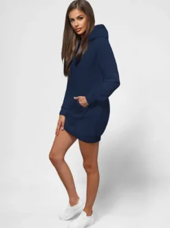 Hot Damen Sweatshirt Dunkelblau JS/YS10003/25Z Damen Sweatshirts Ohne Print | Kapuzenpullover