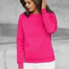 Fashion Damen Sweatshirt JS/W01 Damen Sweatshirts Ohne Print | Sweatshirts Ohne Kapuze
