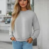 Clearance Damen Sweatshirt JS/W01Z Damen Sweatshirts Ohne Print | Sweatshirts Ohne Kapuze