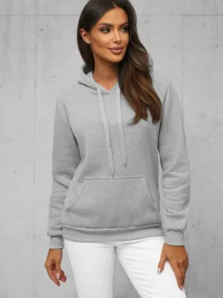 Outlet Damen Sweatshirt JS/W02Z Damen Sweatshirts Ohne Print | Sweatshirts Ohne Kapuze