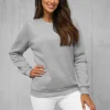 Outlet Damen Sweatshirt JS/W01Z Damen Sweatshirts Ohne Print | Sweatshirts Ohne Kapuze