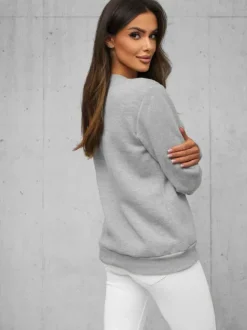 Outlet Damen Sweatshirt JS/W01Z Damen Sweatshirts Ohne Print | Sweatshirts Ohne Kapuze