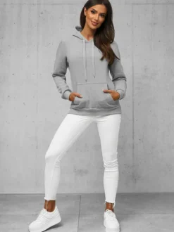 Outlet Damen Sweatshirt JS/W02Z Damen Sweatshirts Ohne Print | Sweatshirts Ohne Kapuze