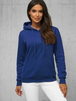 Fashion Damen Sweatshirt JS/W02/66Z Damen Sweatshirts Ohne Print | Sweatshirts Ohne Kapuze