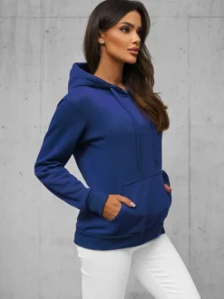 Fashion Damen Sweatshirt JS/W02/66Z Damen Sweatshirts Ohne Print | Sweatshirts Ohne Kapuze