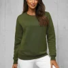Best Damen Sweatshirt JS/W01Z Damen Sweatshirts Ohne Print | Sweatshirts Ohne Kapuze