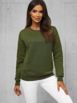 Best Damen Sweatshirt JS/W01Z Damen Sweatshirts Ohne Print | Sweatshirts Ohne Kapuze