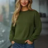 Best Damen Sweatshirt JS/W01Z Damen Sweatshirts Ohne Print | Sweatshirts Ohne Kapuze