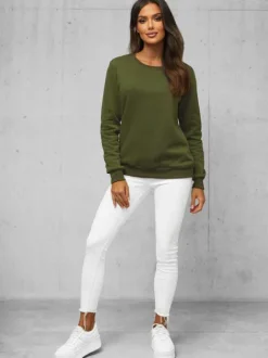 Best Damen Sweatshirt JS/W01Z Damen Sweatshirts Ohne Print | Sweatshirts Ohne Kapuze