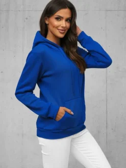 Clearance Damen Sweatshirt Kobalt JS/W02Z Damen Sweatshirts Ohne Print | Sweatshirts Ohne Kapuze