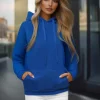 Online Damen Sweatshirt JS/W02/65Z Damen Sweatshirts Ohne Print | Sweatshirts Ohne Kapuze