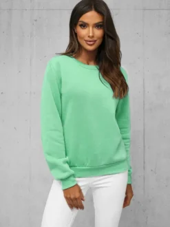 Hot Damen Sweatshirt JS/W01Z Damen Sweatshirts Ohne Print | Sweatshirts Ohne Kapuze