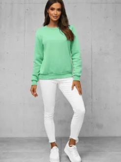 Hot Damen Sweatshirt JS/W01Z Damen Sweatshirts Ohne Print | Sweatshirts Ohne Kapuze
