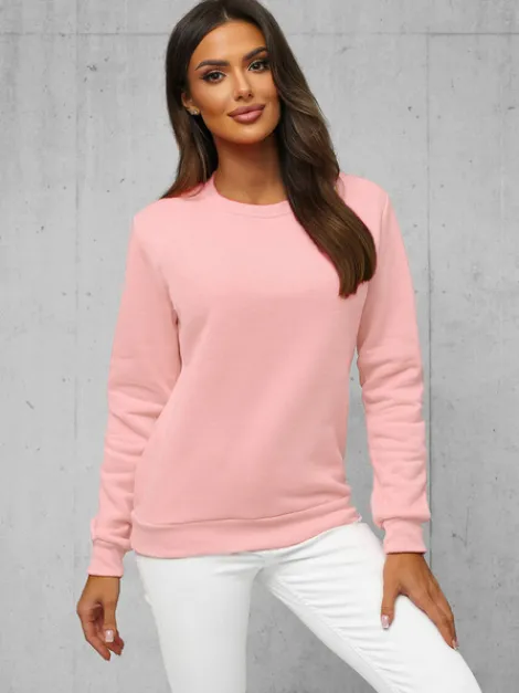 Online Damen Sweatshirt JS/W01Z Damen Sweatshirts Ohne Print | Sweatshirts Ohne Kapuze