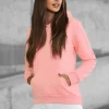 Fashion Damen Sweatshirt JS/W02Z Damen Sweatshirts Ohne Print | Sweatshirts Ohne Kapuze