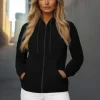 Hot Damen Sweatshirt JS/W03Z Damen Sweatshirts Ohne Print | Sweatshirts Ohne Kapuze