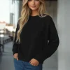 New Damen Sweatshirt JS/W01Z Damen Sweatshirts Ohne Print | Sweatshirts Ohne Kapuze