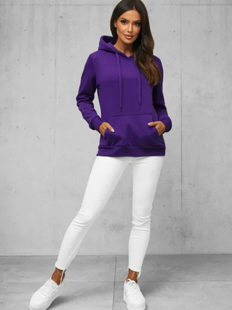 Fashion Damen Sweatshirt JS/W02Z Damen Sweatshirts Ohne Print | Sweatshirts Ohne Kapuze
