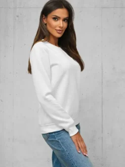 Outlet Damen Sweatshirt JS/W01Z Damen Sweatshirts Ohne Print | Sweatshirts Ohne Kapuze