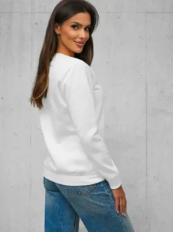 Outlet Damen Sweatshirt JS/W01Z Damen Sweatshirts Ohne Print | Sweatshirts Ohne Kapuze